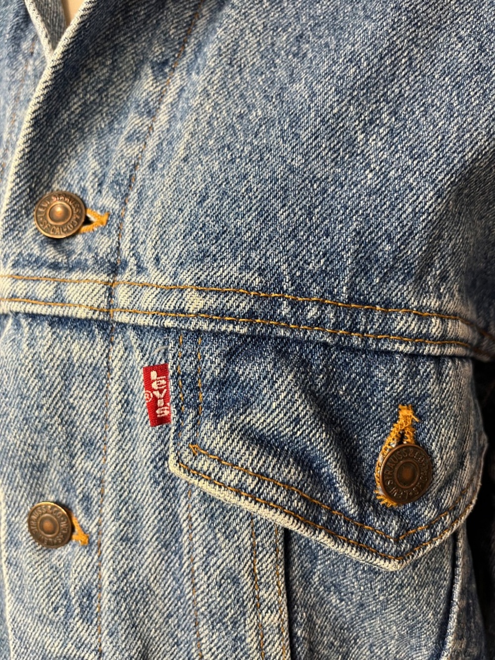 1980s Levi's x Liberty of London Jean Jacket - Picture 4 of 7